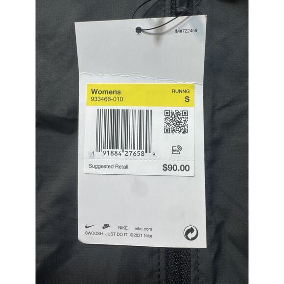 Nike Running Women  Jacket Sz S Black Brand New - Picture 3 of 10